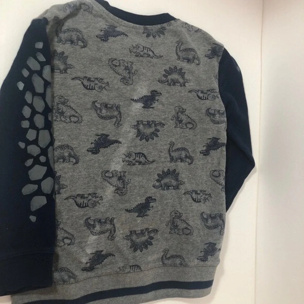 365 KIDS GARANIMALS Boys Blue Dinosaur T-rex Shirt Stegosaurus Size 7‎
